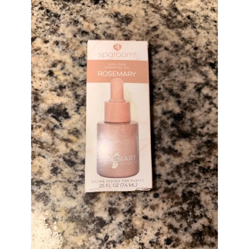 Sparoom 100% Pure Rosemary Essential Oil .25‎ fl oz GC/MS Tested Purity